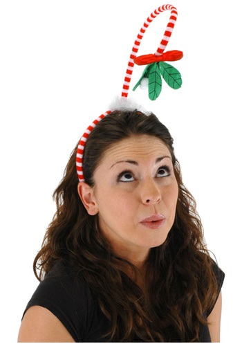 Springy Mistletoe Headband By: Elope for the 2022 Costume season.