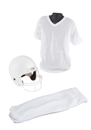 Child Deluxe Football White Uniform Set By: Franklin Sports for the 2022 Costume season.