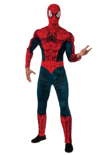 Marvel Adult Spider-Man Costume By: Rubies Costume Co. Inc for the 2022 Costume season.