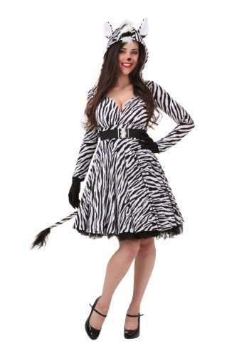 unknown Plus Size Women's Zebra Costume
