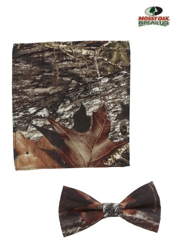 unknown Mossy Oak Bow Tie and Pocket Square