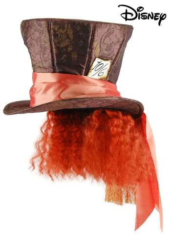 Mad Hatter Hat w/Hair -image