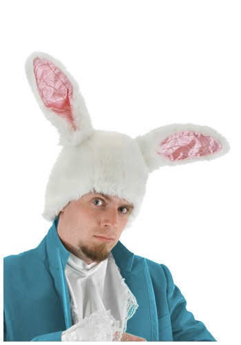 unknown White Rabbit Ears Hat