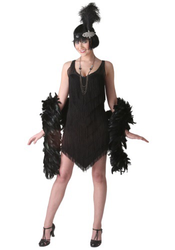 unknown Deluxe Black Flapper Costume