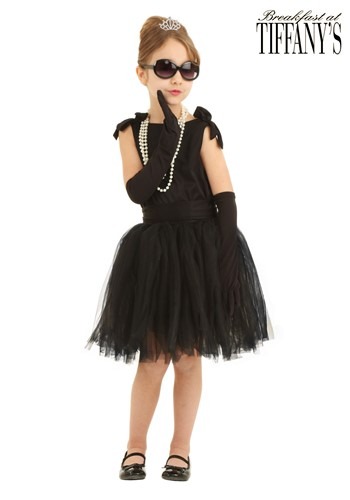 unknown Child Breakfast at Tiffany's Holly Golightly Costume