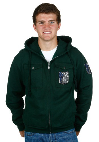 Attack On Titan Scout Regiment Chest Pocket Hoodie By: Ripple Junction for the 2022 Costume season.