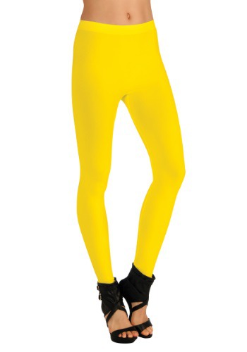 Women's Yellow Leggings By: Rubies Costume Co. Inc for the 2022 Costume season.