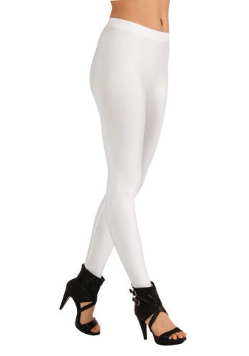 Women's White Leggings By: Rubies Costume Co. Inc for the 2022 Costume season.