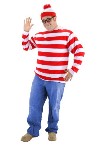 Plus Size Wheres Waldo Costume By: Elope for the 2022 Costume season.