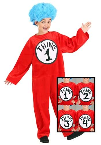 Kids Thing 1 and 2 Costume image