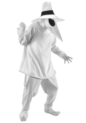Adult White Spy vs Spy Costume By: Elope for the 2022 Costume season.