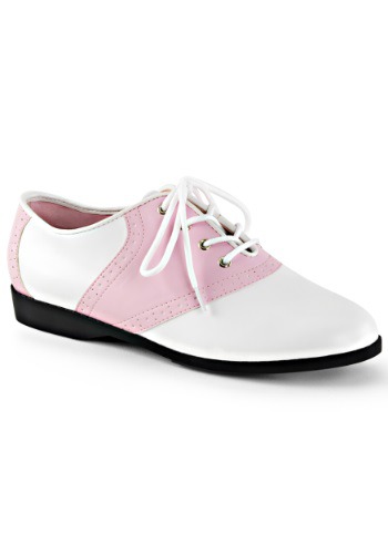 Women's Pink Saddle Shoes