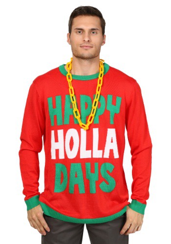 Happy Holla Days Christmas Sweater