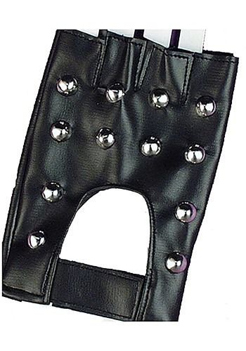 Studded Biker Gloves -image