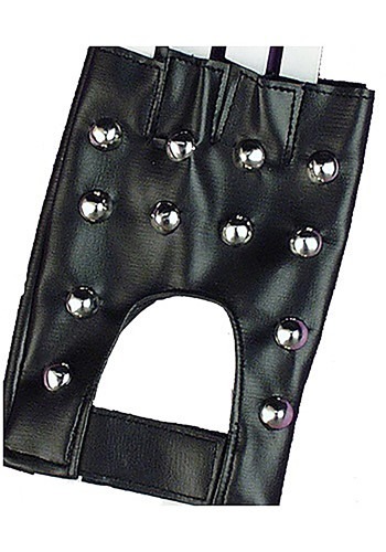 unknown Studded Biker Gloves