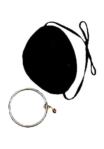 Pirate Eye Patch and Earring By: Forum Novelties, Inc for the 2022 Costume season.