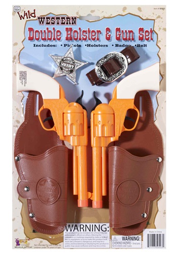 Double Holster and Gun Set -image