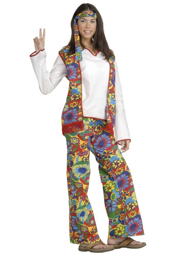 Hippie Chick Costume -image