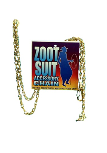 Gold Zoot Suit Chain By: Forum Novelties, Inc for the 2022 Costume season.