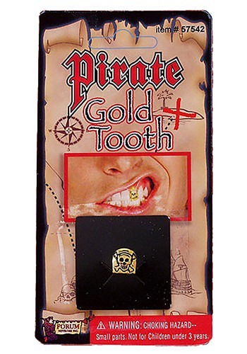 Pirate Gold Tooth By: Forum Novelties, Inc for the 2022 Costume season.