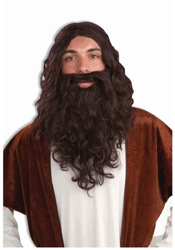 unknown Biblical Wig and Beard Set