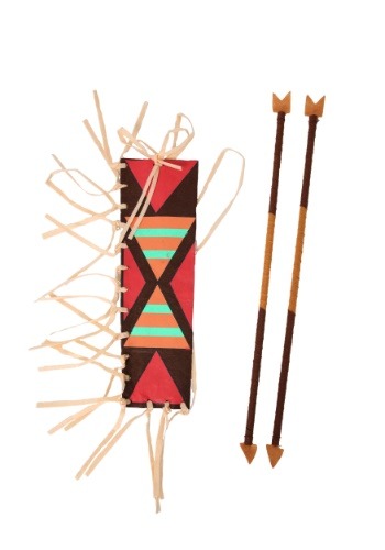 unknown Indian Quiver and Arrow Set