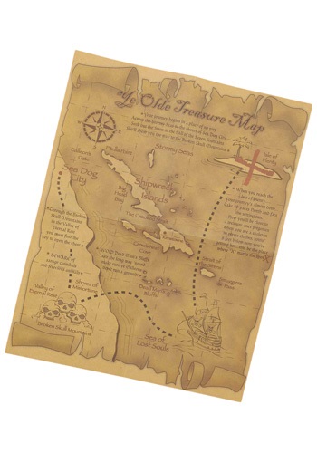 Treasure Map Accessory By: Forum Novelties, Inc for the 2022 Costume season.