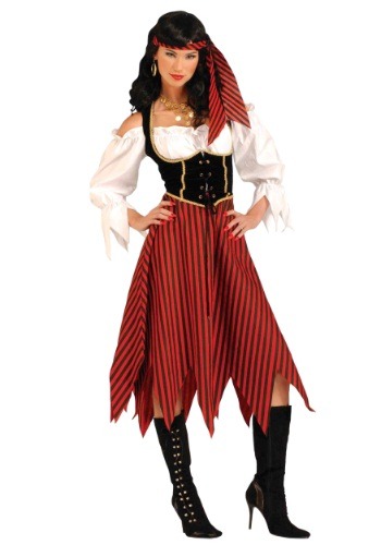 Adult Pirate Maiden Costume -image