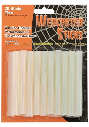 Clear Webcaster Sticks By: Forum Novelties, Inc for the 2022 Costume season.