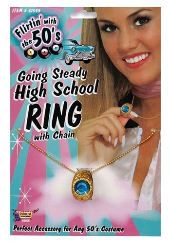 High School Class Ring Necklace -image