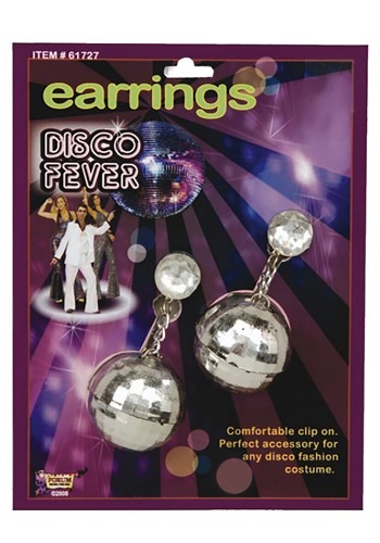 Disco Ball Earrings By: Forum Novelties, Inc for the 2022 Costume season.