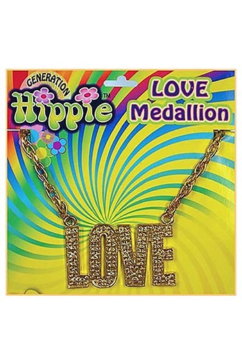 Gold Love Necklace By: Forum Novelties, Inc for the 2022 Costume season.
