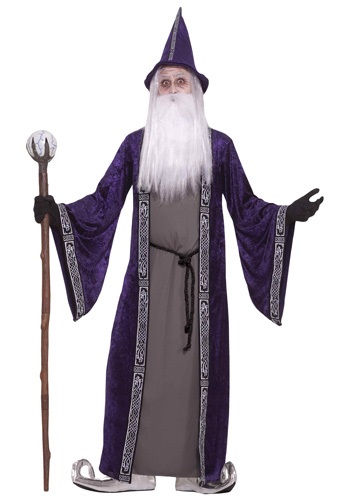 Adult Purple Wizard Costume - Wizard Halloween Costumes By: Forum Novelties, Inc for the 2022 Costume season.