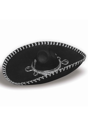 Oversized Black Sombrero -image