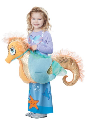 Child Ride a Seahorse Costume