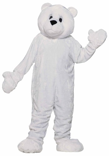 Mascot Polar Bear Costume -image