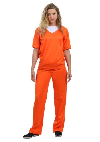Women s Orange Prisoner Costume