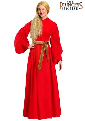 Princess Bride Costume for Women Red Buttercup Dress