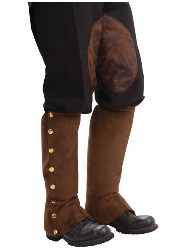 Steampunk Suede Shoe Spats By: Forum Novelties, Inc for the 2022 Costume season.