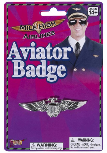 Aviator Wings Badge By: Forum Novelties, Inc for the 2022 Costume season.