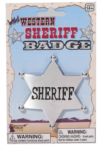 Wild West Sheriff Badge -image