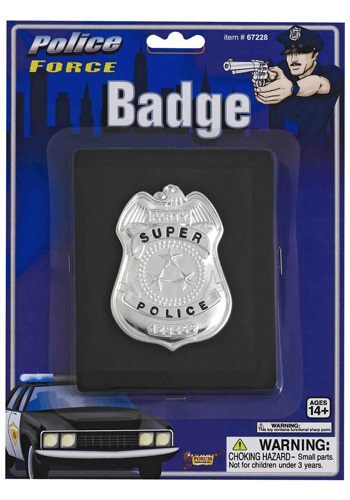 Police Badge on Wallet By: Forum Novelties, Inc for the 2022 Costume season.