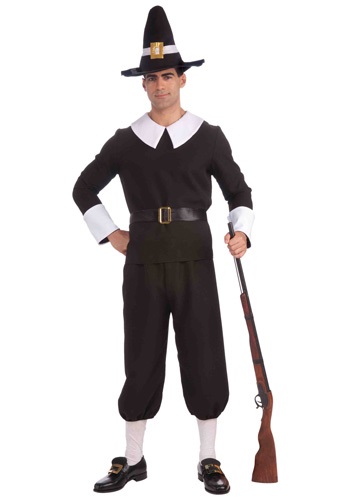 Adult Pilgrim Man Costume -image