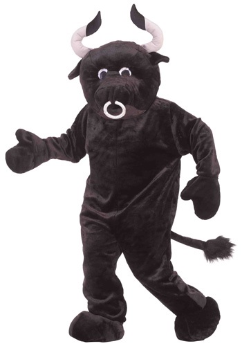 Mascot Bull Costume -image