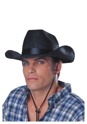 Black Cowboy Rancher Hat -image
