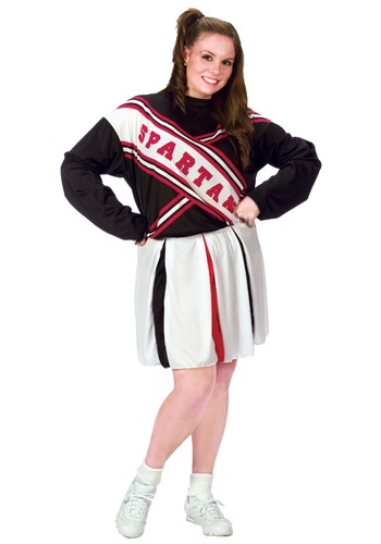 Plus Size Female Spartan Cheerleader By: Fun World for the 2022 Costume season.