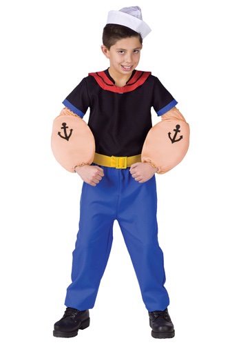 Child Popeye Costume By: Fun World for the 2022 Costume season.