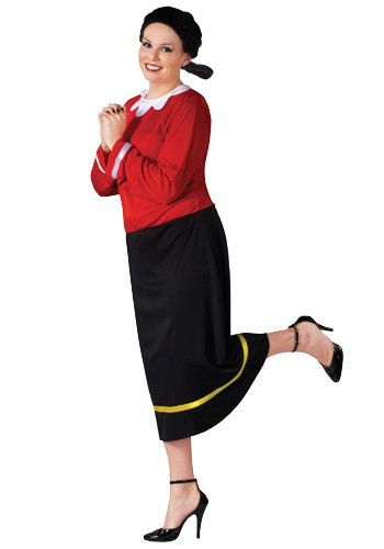 Plus Size Olive Oyl Costume -image
