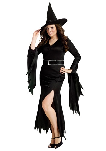 Plus Gothic Witch Costume -image
