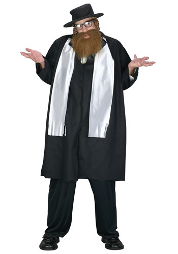 Plus Size Rabbi Costume -image